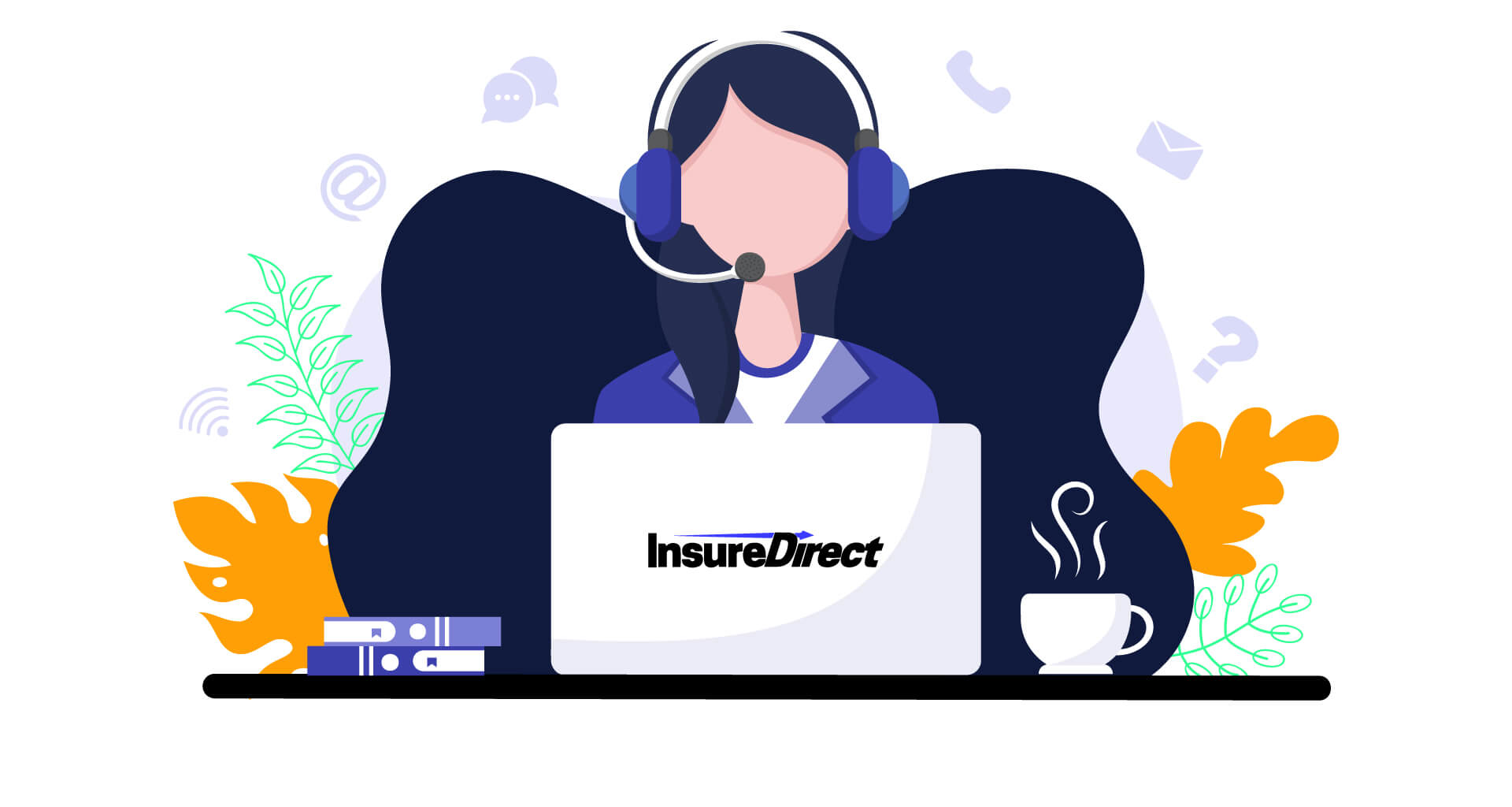 Contact us, toll free, call now, talk to human, Insuredirect, chat with us,