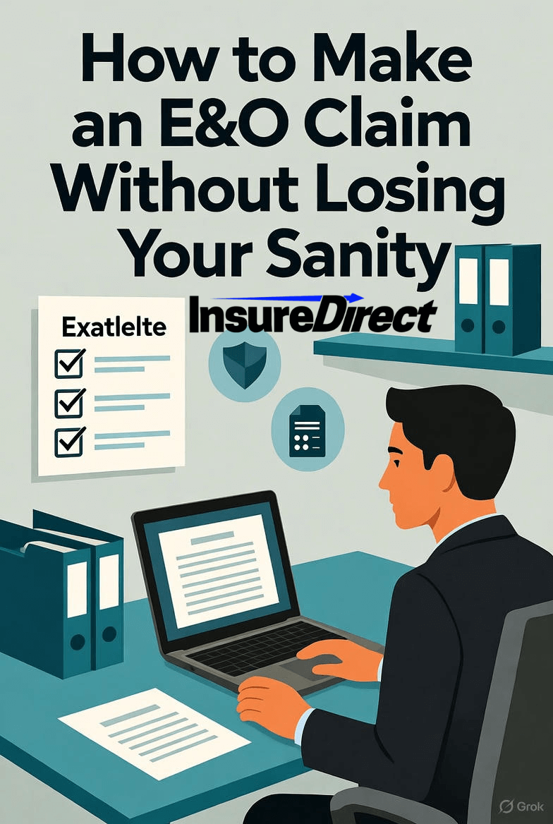 How To Make An E&O Claim Without Losing Your Sanity | InsureDirect